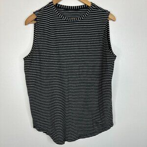 Lululemon Brunswick Tank Muscle T Pima Cotton Stripe Size 12